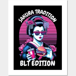 BLT Sakura geisha Posters and Art